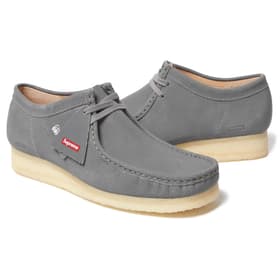 Supreme Clarks Originals Reflective Wallabee Silver