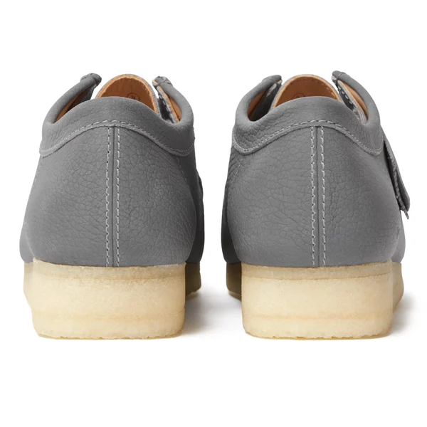 Supreme Clarks Originals Reflective Wallabee - Silver (front)