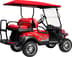 Supreme Club Car 4-Passenger Onward Lifted Golf Car - Group Shot (front)