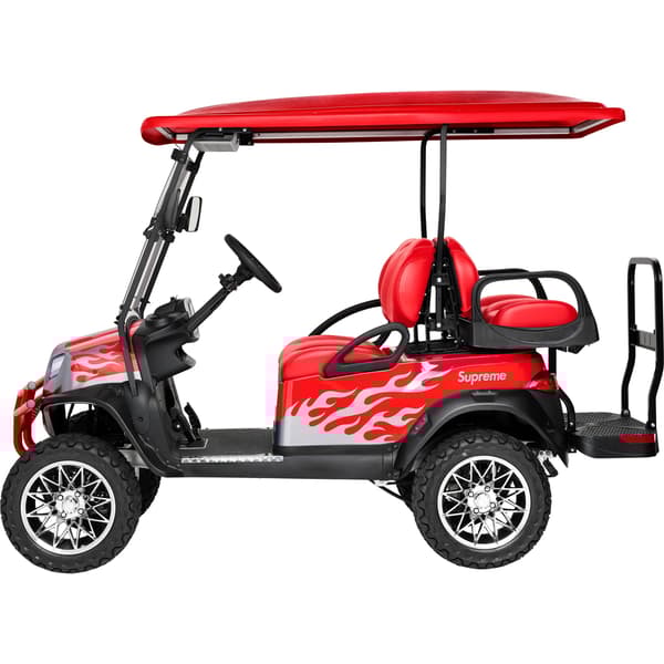 Supreme Club Car 4-Passenger Onward Lifted Golf Car - Red (front)