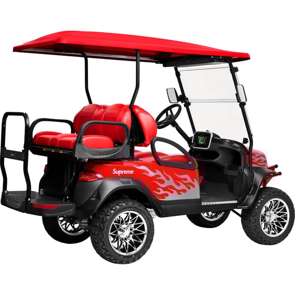 Supreme Club Car 4-Passenger Onward Lifted Golf Car - Red (front)