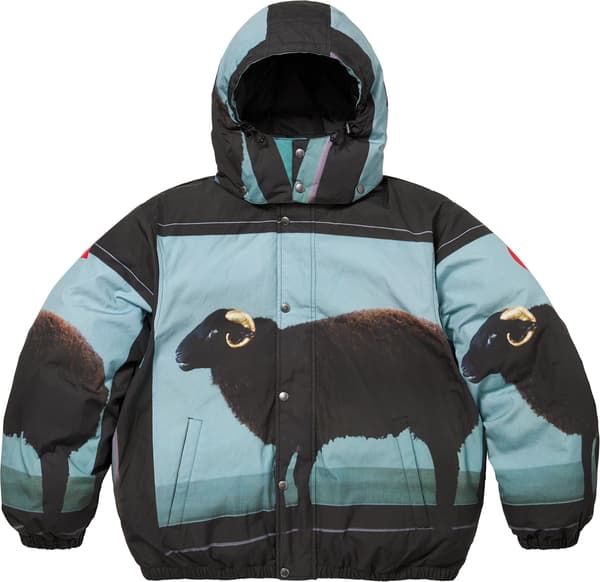 Supreme Damien Hirst Down Puffer Jacket - Black (front)