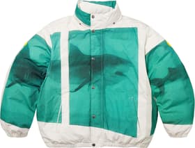 Supreme Damien Hirst Down Puffer Jacket White
