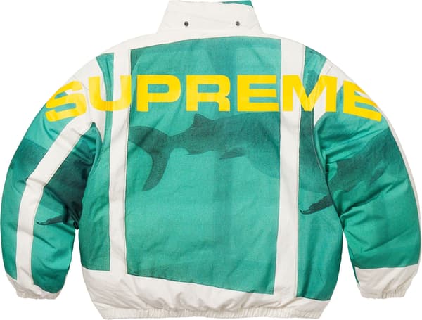 Supreme Damien Hirst Down Puffer Jacket - White (front)