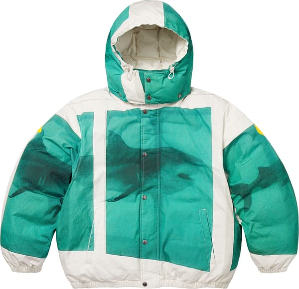 Supreme Damien Hirst Down Puffer Jacket - White (front)