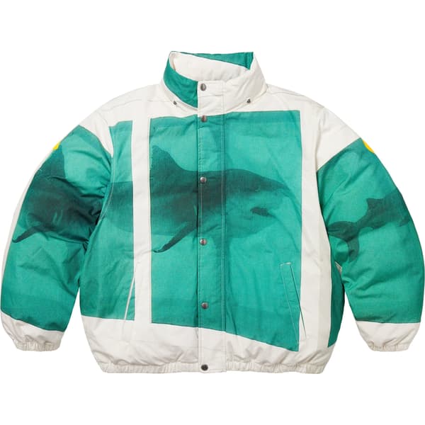 Supreme Damien Hirst Down Puffer Jacket - White (front)