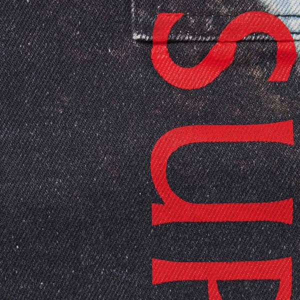 Supreme Damien Hirst Painter Jean - Black (front)