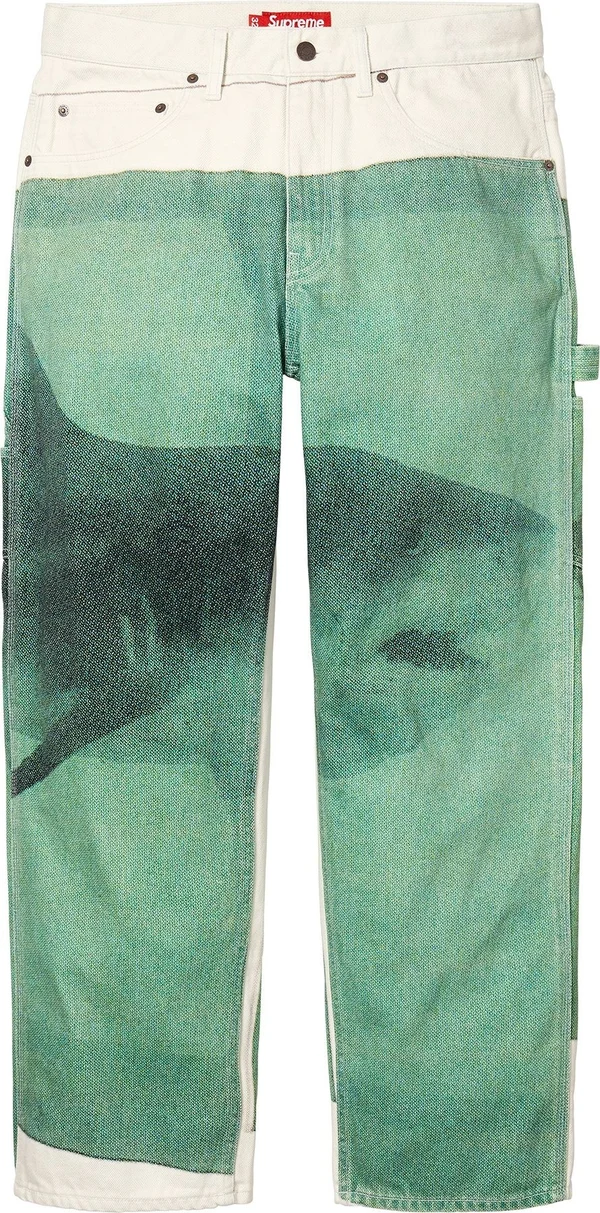 Supreme Damien Hirst Painter Jean - White (front)