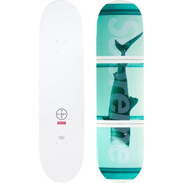 Supreme Damien Hirst Shark Skateboard - 8.25" x 32" (front)
