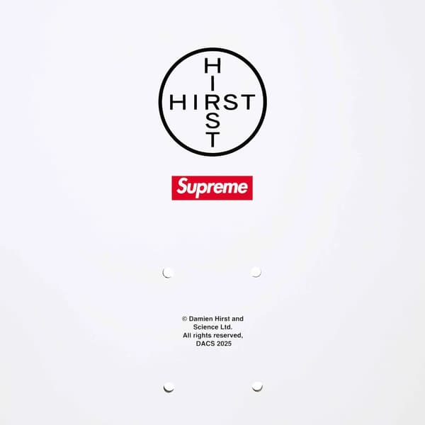 Supreme Damien Hirst Shark Skateboard - 8.25" x 32" (front)