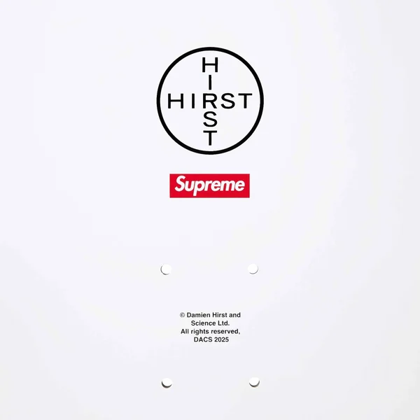 Supreme Damien Hirst Shark Skateboard - 8.25" x 32" (front)