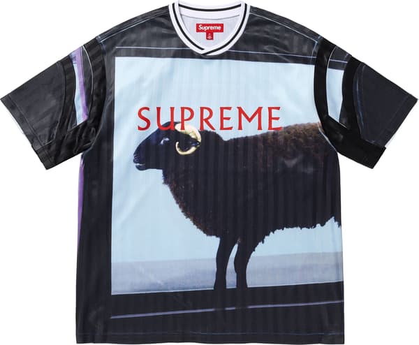Supreme Damien Hirst Soccer Jersey - Black (front)