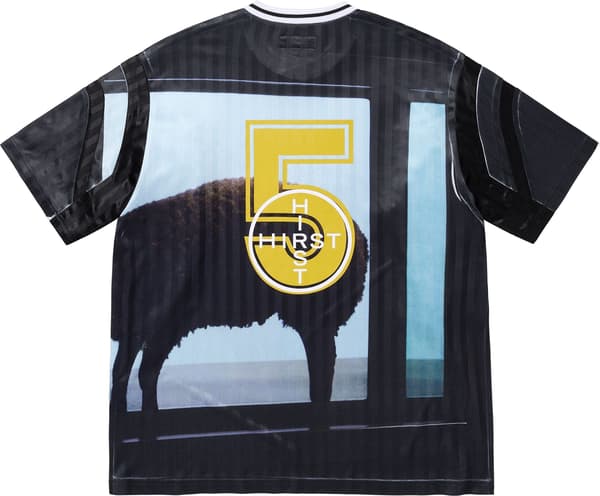 Supreme Damien Hirst Soccer Jersey - Black (front)