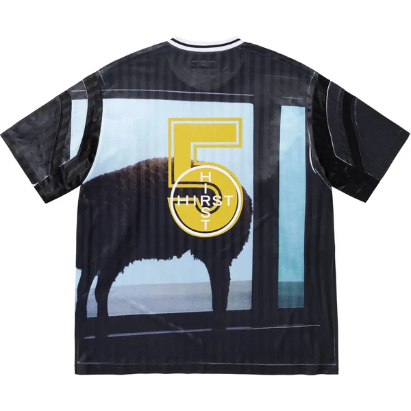 Supreme Damien Hirst Soccer Jersey - Black (front)