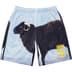 Supreme Damien Hirst Soccer Short - Black (front)