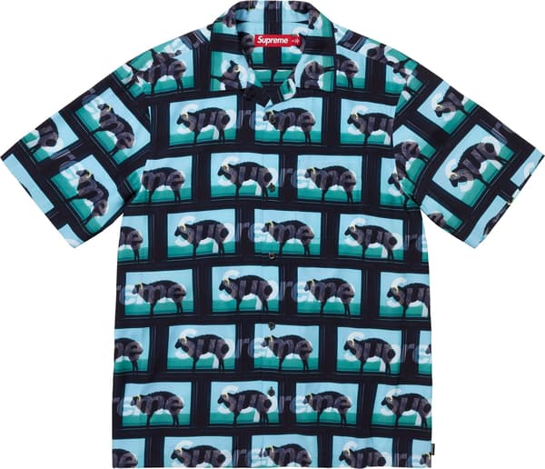 Supreme Damien Hirst S/S Shirt - Black (front)