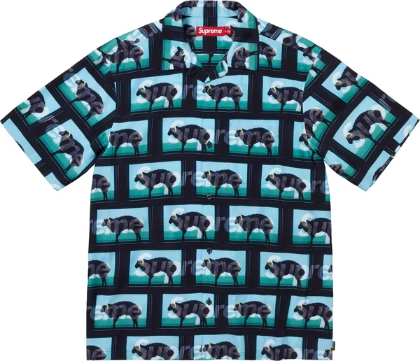 Supreme Damien Hirst S/S Shirt - Black (front)