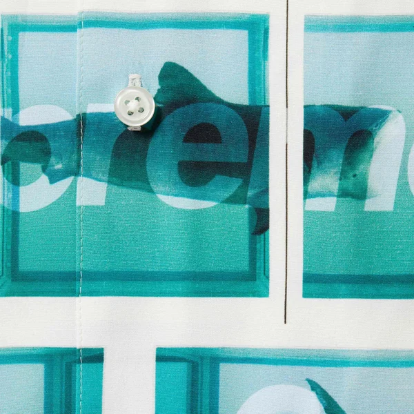 Supreme Damien Hirst S/S Shirt - White (front)