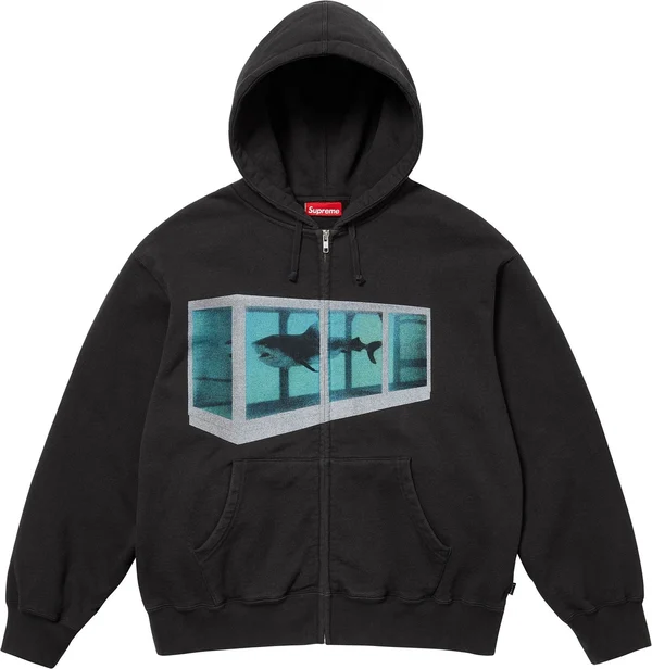 Supreme Damien Hirst Zip Up Hooded Sweatshirt - Product Image