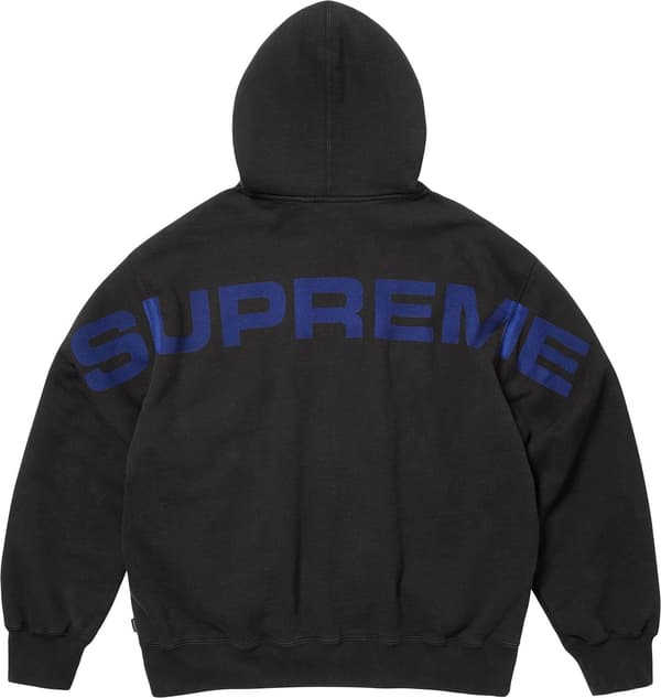 Supreme Damien Hirst Zip Up Hooded Sweatshirt - Black (front)