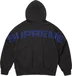 Supreme Damien Hirst Zip Up Hooded Sweatshirt - Black (front)