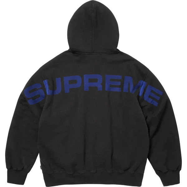Supreme Damien Hirst Zip Up Hooded Sweatshirt - Black (front)