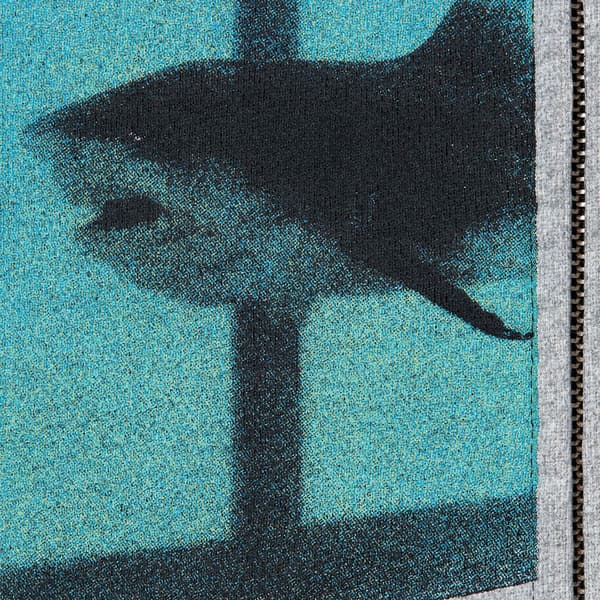 Supreme Damien Hirst Zip Up Hooded Sweatshirt - Black (front)