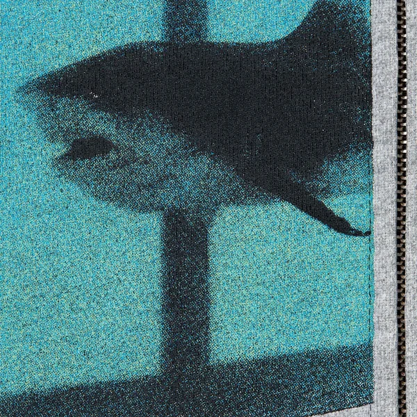 Supreme Damien Hirst Zip Up Hooded Sweatshirt - Black (front)