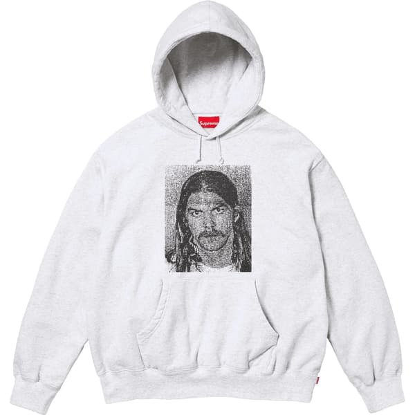 Supreme Dash Snow Hooded Sweatshirt - Ash Grey (front)