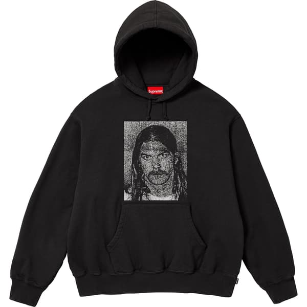Supreme Dash Snow Hooded Sweatshirt - Black (front)
