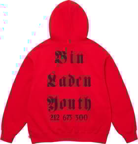 Supreme Dash Snow Hooded Sweatshirt Red