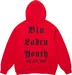 Supreme Dash Snow Hooded Sweatshirt - Red (front)