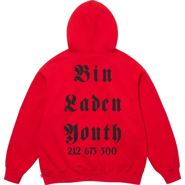 Supreme Dash Snow Hooded Sweatshirt - Red (front)