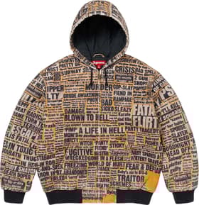 Supreme Dash Snow Hooded Work Jacket Multicolor