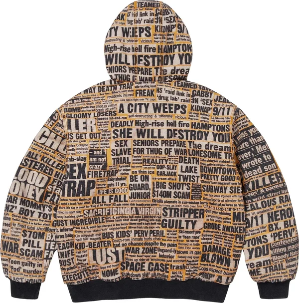 Supreme Dash Snow Hooded Work Jacket - Multicolor (front)