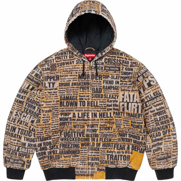 Supreme Dash Snow Hooded Work Jacket - Multicolor (front)