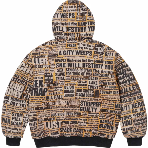 Supreme Dash Snow Hooded Work Jacket - Multicolor (front)