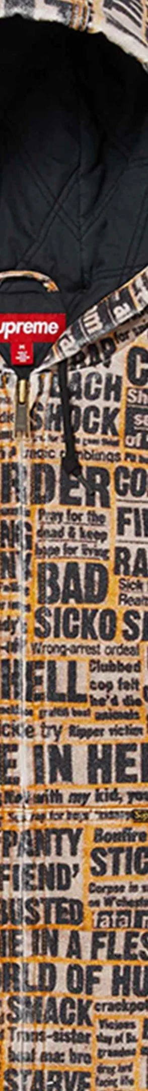 Supreme Dash Snow Hooded Work Jacket - Multicolor (front)