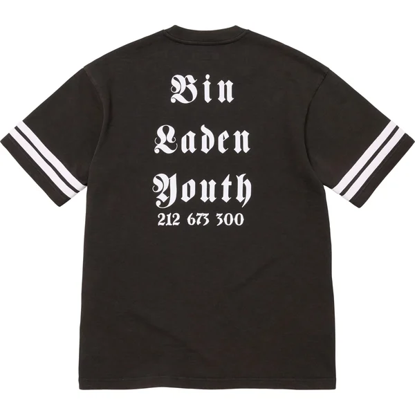 Supreme Dash Snow S/S Top - Black (front)