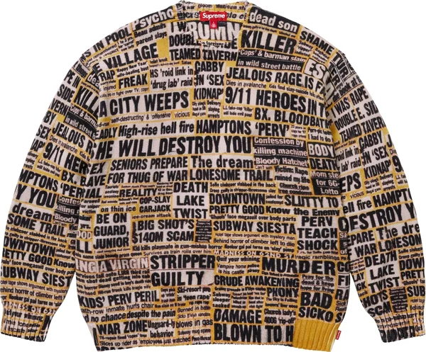 Supreme Dash Snow Sweater - Multicolor (front)