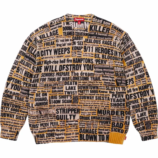 Supreme Dash Snow Sweater - Multicolor (front)
