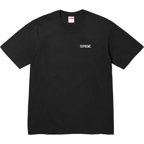 Supreme Dash Snow Tee - Black (front)