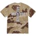 Supreme Dash Snow Tee - Chocolate Chip Camo (front)