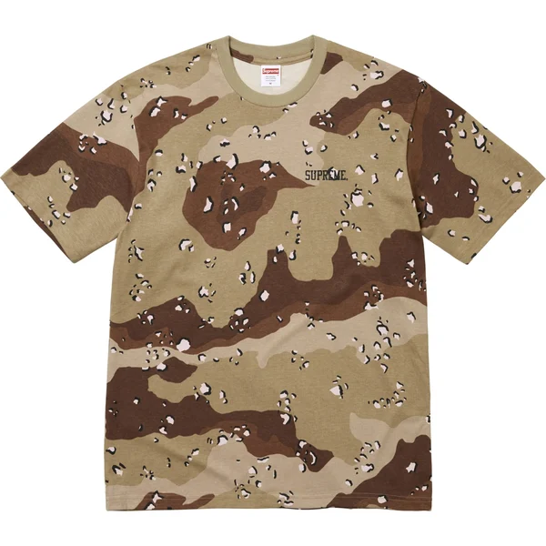 Supreme Dash Snow Tee - Chocolate Chip Camo (front)