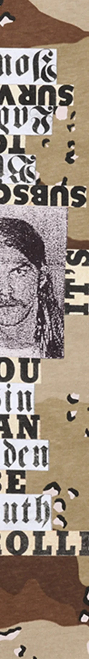 Supreme Dash Snow Tee - Chocolate Chip Camo (front)