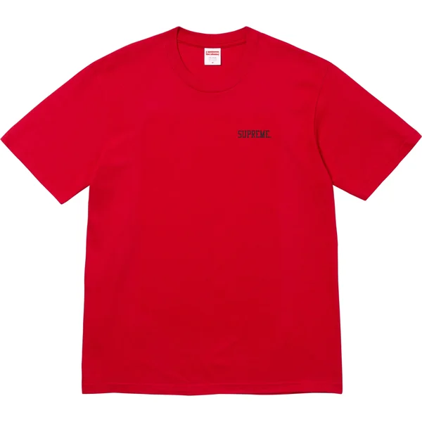 Supreme Dash Snow Tee - Red (front)