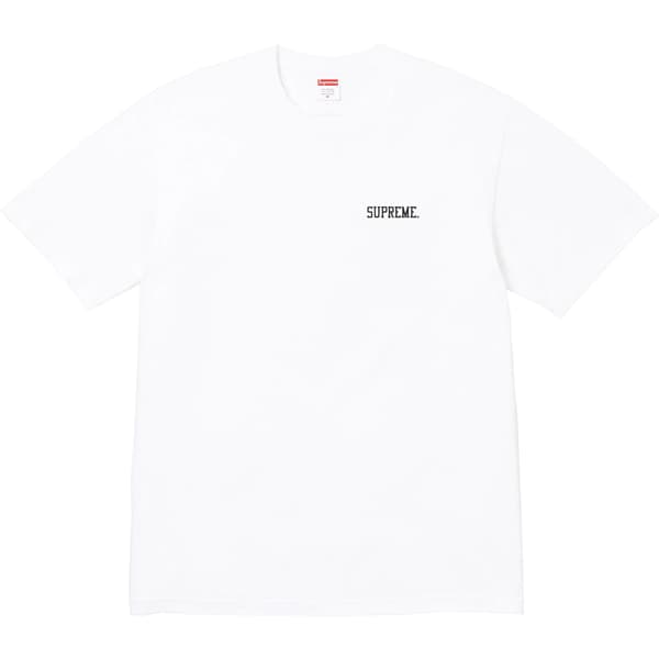 Supreme Dash Snow Tee - White (front)