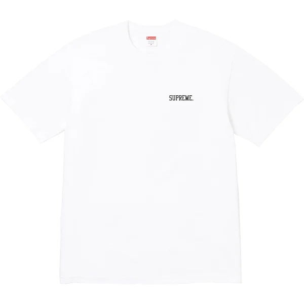 Supreme Dash Snow Tee - White (front)