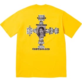 Supreme Dash Snow Tee Yellow