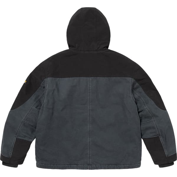Supreme Dickies Cordura Hooded Work Jacket - Black (front)